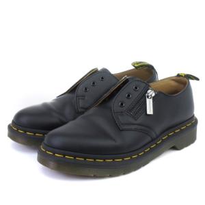 3EYE SHOE 3ホール シューズ オックスフォード ジップ レザー 1461 W/ZIP 黒 ブラック 5 靴