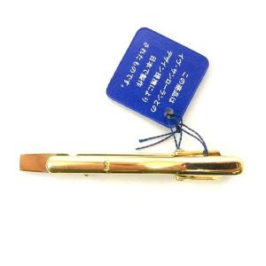 YVES SAINT LAURENT タグ付き タイピン タイピン ワニ口タイプ ロゴ 刻印 ゴールド