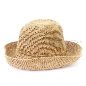 HELEN KAMINSKI ハット ラフィア リボン ブラウン 帽子