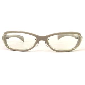 999.9 眼鏡 メガネ フルリム プラスチックフレーム 度無し ベージュ
