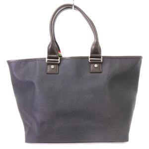 Orobianco トートバッグ オールレザー 黒 ブラック ダークブラウン系 鞄