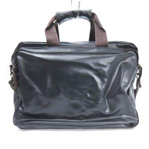 LUGGAGE LABEL 吉田カバン バッグ OVERNIGHTER 2way LINER ショルダー ハンド ロゴ 黒系 ブラック系 鞄