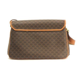 CELINE オールド マカダム柄 ゴールド金具 ブラウン