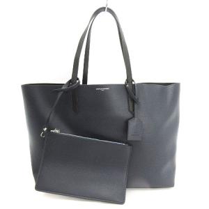 バッグ トート リバーシブル ビッグ ポーチ付 ロゴ 717091 紺 黒 ネイビー ブラック 鞄 SM