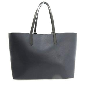 UNITED ARROWS バッグ トート リバーシブル ビッグ ポーチ付 ロゴ 717091 紺 黒 ネイビー ブラック 鞄 SM