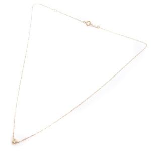 4℃ ネックレス ペンダント K10 0.6g ピンクゴールド アクセサリー