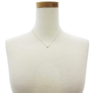 4℃ ネックレス ペンダント K10 0.6g ピンクゴールド アクセサリー