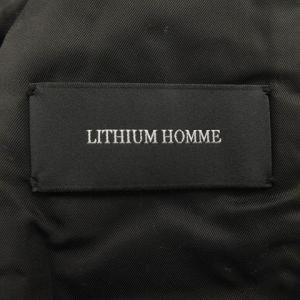 LITHIUM HOMME ウールダッフルコート 40 ブラック