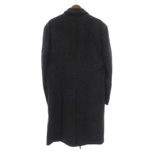 POLO RALPH LAUREN コート チェスター 比翼 ウール ダークグレー L 