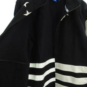 adidas Originals STAR TT スタートラック トップジャケット ジップアップ スタンドカラー リブ F78080 黒 ブラック XO SM