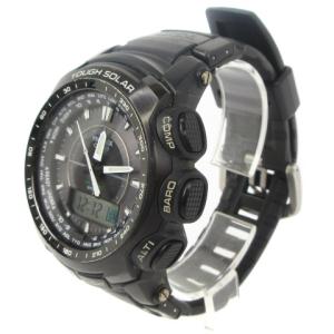 CASIO PROTREK プロトレック 腕時計 タフソーラー アナデジ PRW-5100 黒 ブラック ウォッチ 