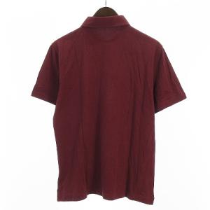 BRUNELLO CUCINELLI ポロシャツ 半袖 コットン M ボルドー