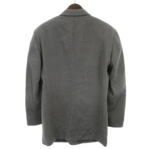 GIORGIO ARMANI ストライプテーラードジャケット 46 グレー