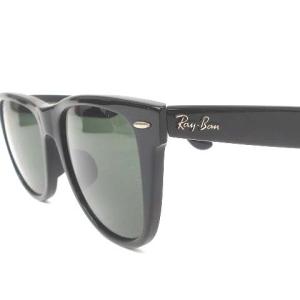 Ray-Ban 美品 サングラス ウェイファーラー WAYFARER RB2140-F 901 5418 プラスチックフレーム 黒 ブラック