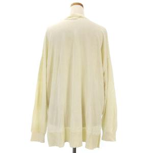 ENFOLD クルーネックフィッシュテールニットカットソー ホワイト