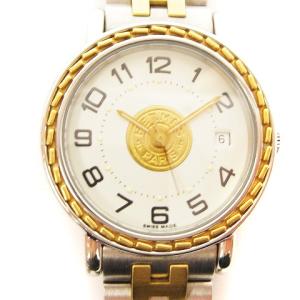 セリエ 腕時計 クオーツ デイト Hロゴ 文字盤白