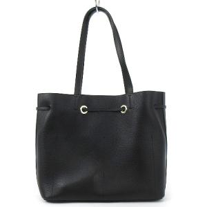 FURLA COSTANZA トートバッグ 巾着型 レザー ブラック SM