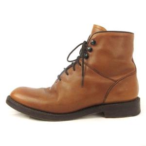 Tricker's SHIPS別注 カントリーブーツ ショート レースアップ レザー M6965 茶 ブラウン 7 靴 SM