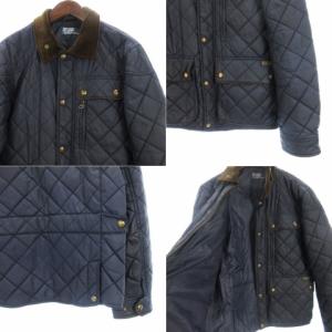 POLO RALPH LAUREN ステンカラーキルティングジャケット ネイビー