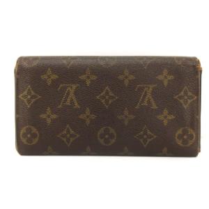 LOUIS VUITTON M61734 モノグラム ポルトフォイユ サラ 二つ折り長財布 ブラウン