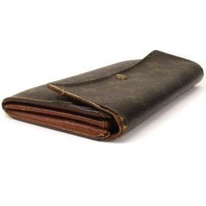 LOUIS VUITTON M61734 モノグラム ポルトフォイユ サラ 二つ折り長財布 ブラウン