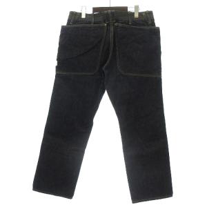 SASSAFRAS fall leaf pants デニムパンツ インディゴネイビー