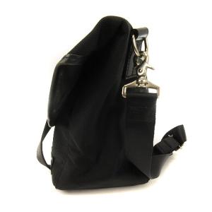 PORTER 吉田カバン ナイロンレザーショルダーバッグ ブラック