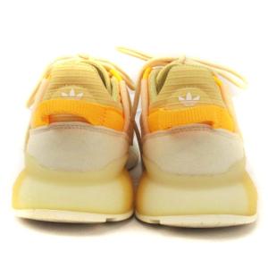 adidas Originals ZX 2K Boost Pure GZ7875 スニーカー ワンダーホワイト オレンジティント