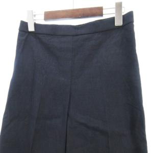 Theory 21SS Eco Crunch Wash Wide Pull On パンツ リネン ブラック