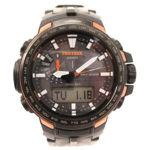 CASIO プロトレック PRW-6100  腕時計 電波ソーラー タフ 黒
