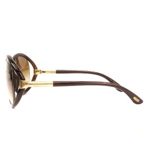 TOM FORD SANDRINE サングラス バタフライ グラデーション ロゴ 刻印 TF124 48F ブラウン