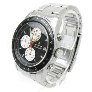 UNITED ARROWS 腕時計 クロノグラフ アナログ クオーツ 0510-K005094 シルバー ブラック系 SMV