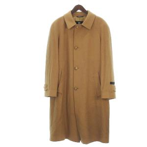 ステンカラーコート カシミヤ 36R ベージュ 