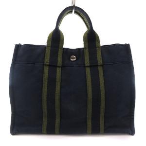 フールトゥPM ハンドバッグ キャンバス ネイビー