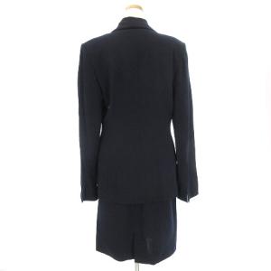 Christian Dior スーツ セットアップ ヴィンテージ スカート テーラードジャケット ウール ネイビー 11