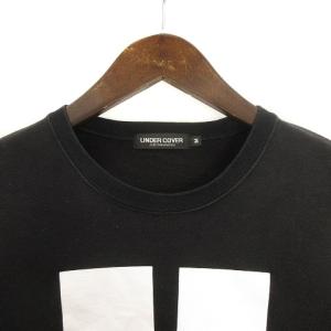 UNDERCOVER スウェット トレーナー 長袖 裏毛 コットン100％ Uロゴ ブラック M SMV