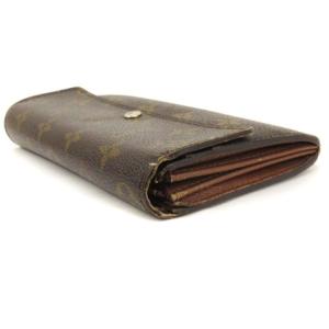 LOUIS VUITTON M61734 モノグラム ポルトフォイユ・サラ 長財布 ブラウン