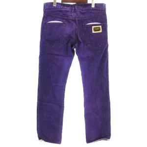 DOLCE&GABBANA USED加工デニムパンツ 48 パープル