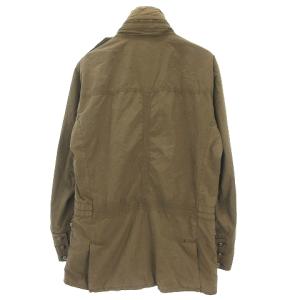 Ermanno Scervino M-65 ミリタリージャケット ジップアップ スタンドカラー コットン 無地 カーキ 48 SMV