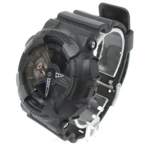 CASIO G-SHOCK 腕時計 アナデジ クオーツ GA-110MB ミリタリーブラック