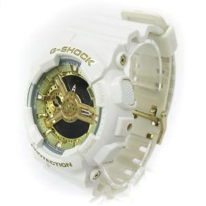CASIO G-SHOCK 30th アニバーサリー リミテッドモデル 腕時計 GA-110GBG アナデジ クオーツ ホワイト ゴールド系 SMV