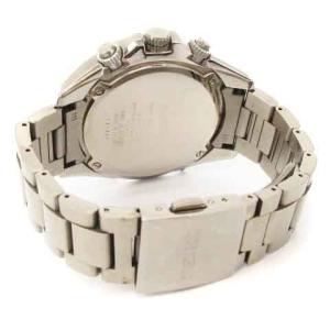 SEIKO BRIGHTZ 8B82-OAJO 腕時計  電波 ソーラー クロノグラフ シルバー