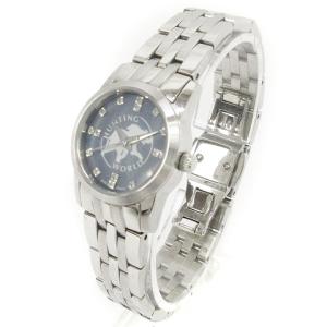 HUNTING WORLD 腕時計 アナログ クオーツ HW405 3針 シルバーカラー ネイビー