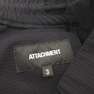 ATTACHMENT 19SS 美品 テーパードパンツ シャドーチェック AP92-201 ネイビー 3