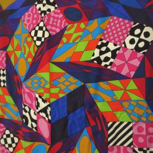 カレ90 BONNES VIBRATIONS 心地よい調和 スカーフ シルク マルチカラー