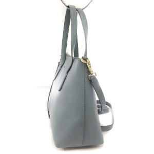 FURLA JILL アヴィオ ハンドバッグ 2way レザー ロゴ 水色