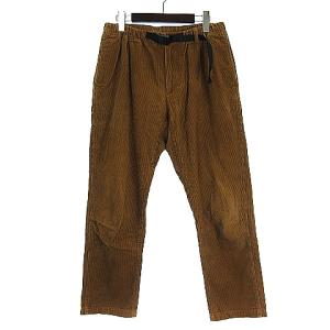 クライミング パンツ コーデュロイ ウェビングベルト コットン L ブラウン SMV