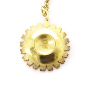 GEORG JENSEN デイジーフラワー ネックレス 925 白 ゴールド色