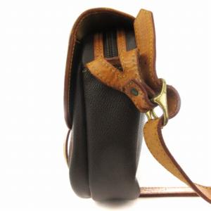 HUNTING WORLD ショルダーバッグ メッセンジャーバッグ レザー ダークブラウン