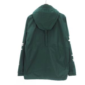 adidas 20FW REGEN ブロック シェル ジャケット フード ロゴ プリント 裏地メッシュ GE1348 グリーン M SMV